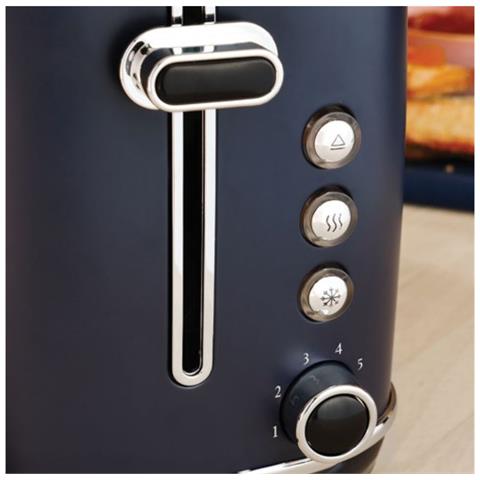 Tostapane A 2 Fette, 1550 W, Blu Notte - 15437 - Foto 5