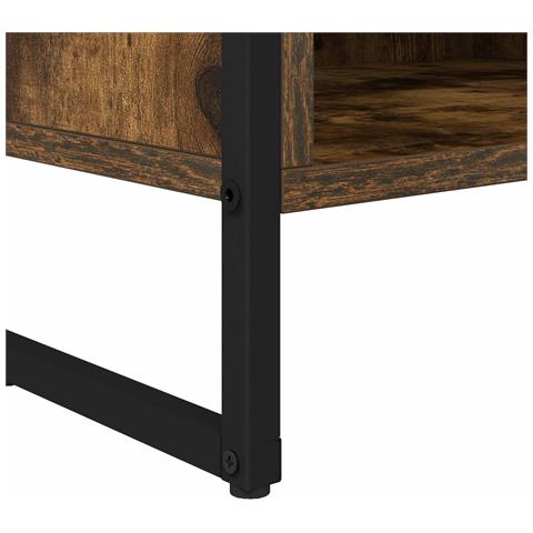 Mobile TV Quercia Fumosa 100 x 36.5 x 30.5 cm Legno multistrato - Foto 9