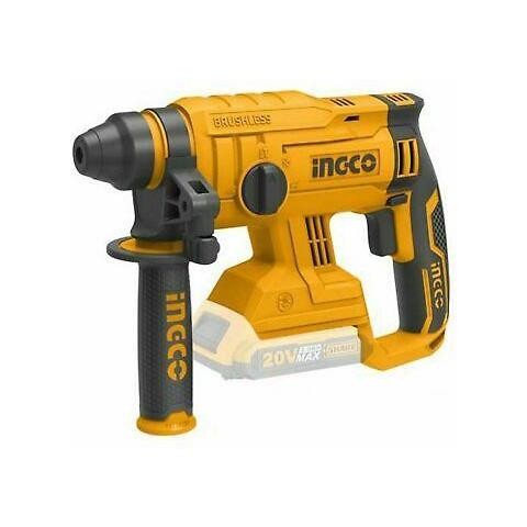 TRAPANO MARTELLO DEMOLITORE 20V TASSELLATORE + 2 BATTERIA DA 4 AH INGCO SDS PLUS - Foto 2