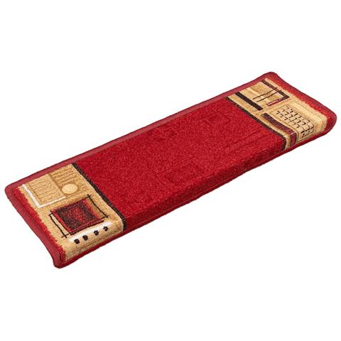 Tappetini per Scale Autoadesivi 5pz 65x21x4 cm Rossi - Foto 2