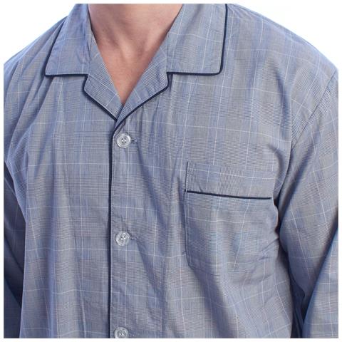 Pigiama Da Uomo In Popeline Di Cotone Klp5 - Foto 4