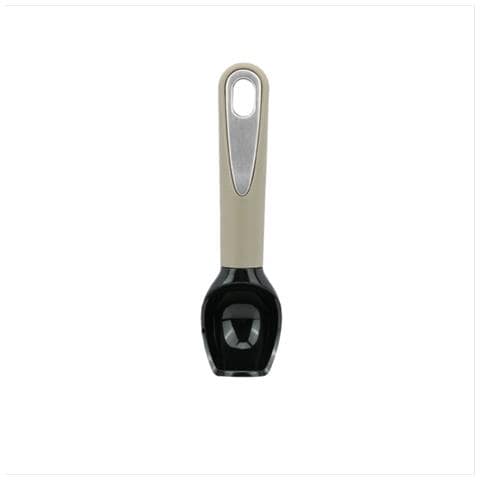 Cucchiaio Con Manico In Acciaio Inox Ispessito - Utensile Da Cucina Grigio Acciaio - Foto 1