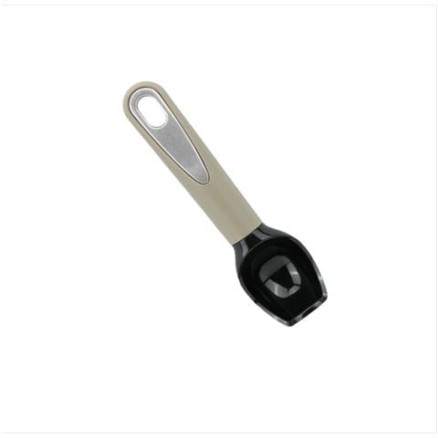 Cucchiaio Con Manico In Acciaio Inox Ispessito - Utensile Da Cucina Grigio Acciaio - Foto 2