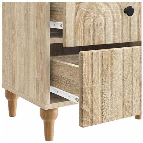 Armadio da Notte 2 pcs Rovere Sonoma 43 x 34,5 x 48 cm - Foto 9