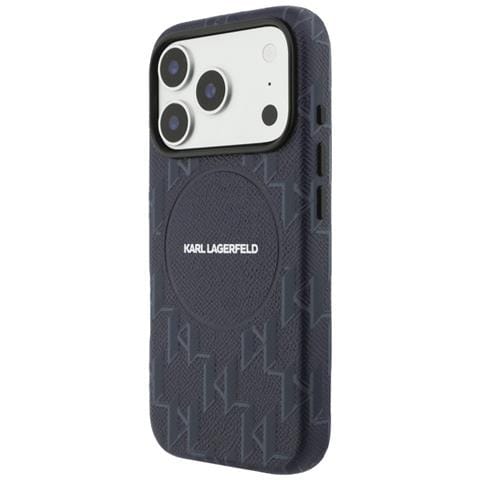 Custodia Iphone 17 Pro Karl Lagerfeld Monogram Logo Blu - Foto 2