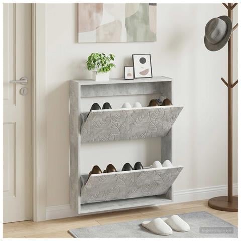 Mobiletto per Scarpe da Muro DELFT 71 x 17 x 86 cm - Foto 2