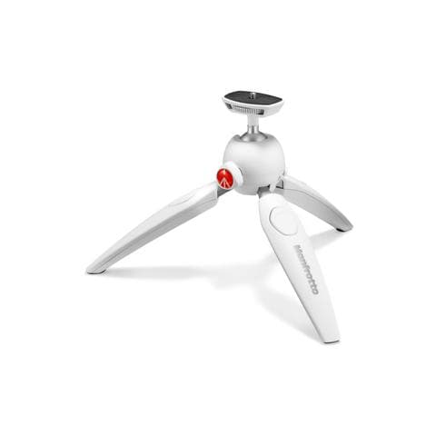 Mini Treppiede con Testa a Sfera Altezza Max 19.5 cm Bianco MTPIXIEVO-WH PIXI - Foto 1