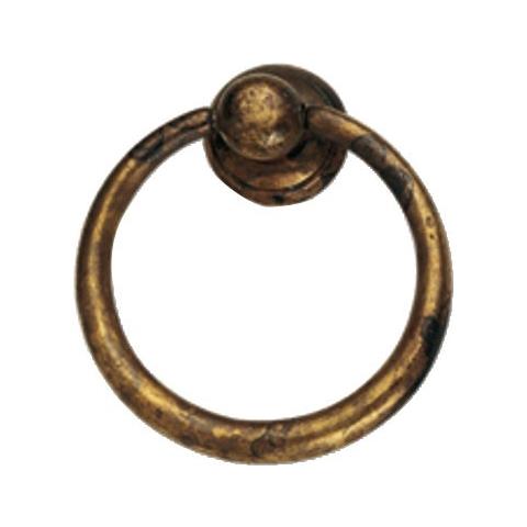 Maniglia Ciondolo Ottone Antico 23x28 2622 Ms - Foto 2