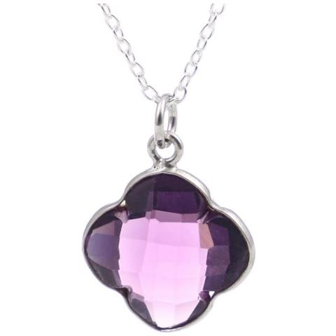 Donna Plata Fina 925 Argento Cojín Ametista - Foto 1