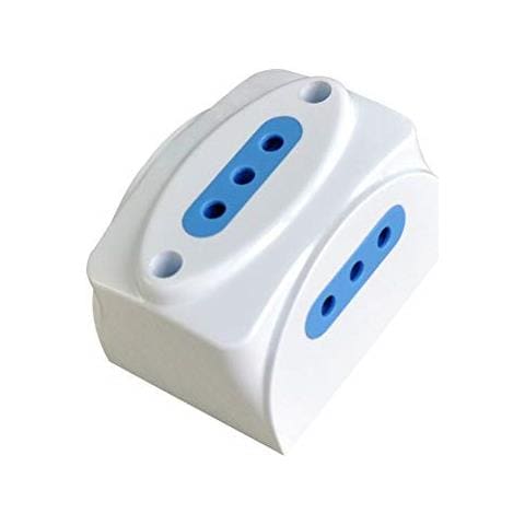 IUPS-PCP-3I10A - Presa tripla 10A 2P+T da muro bianco - Foto 1