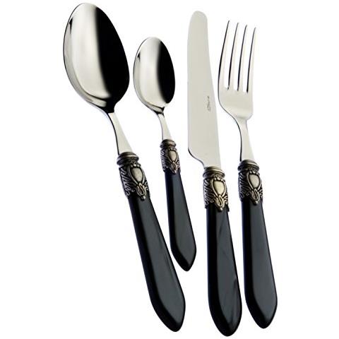 Posate Oxford , Set 24 Pz. - Blu Argento - Foto 1