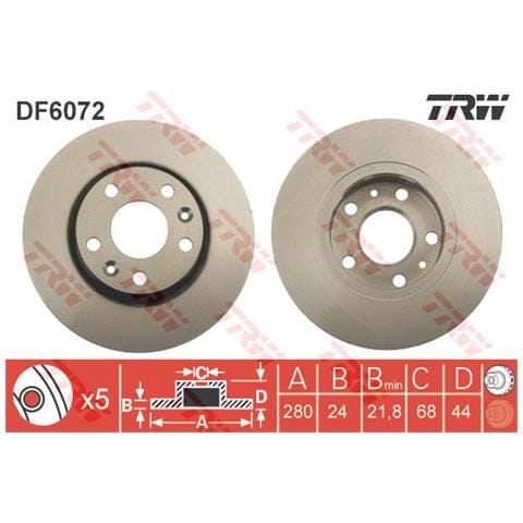 2 Dischi Freno Df6072 - Foto 2