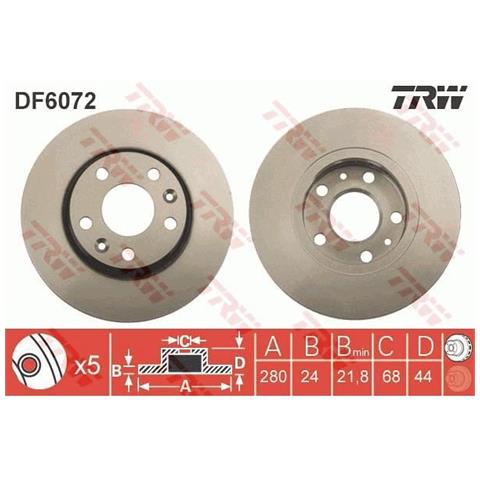 2 Dischi Freno Df6072 - Foto 1