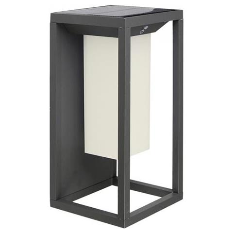 V-tac Pro Vt-77 Lampada Led 2w Da Muro Autoalimentata Grigio Chip Samsung Con Pannello Solare E Sensore 3000k Ip65 - Sku 784 - Foto 1