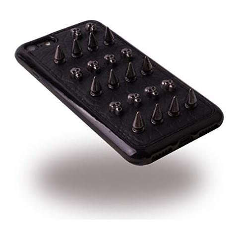  - rock Point Skull Case - silicone Cover Custodia - apple Iphone 7 - nero (160467)  - Foto 2