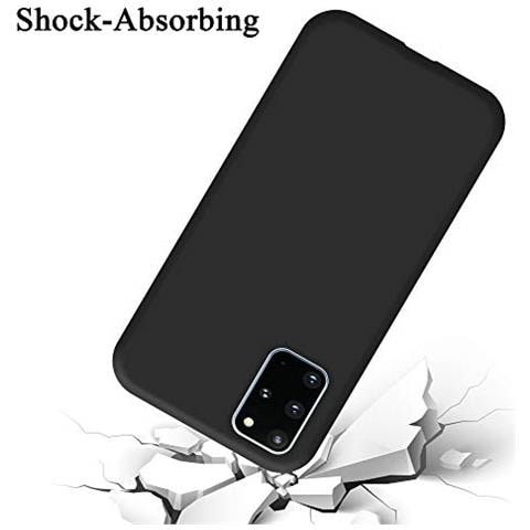 Custodia Compatibile Con Samsung Galaxy S20 Plus In Liquid Nero - Coperchio Protettivo In Silicone Tpu Flessibile - Foto 2