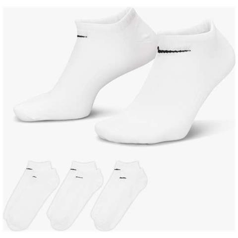 Nike Sx7678 - 6 Paia Di Calzini Da Sneaker Colore: Bianco / grigio / nero 3 Paia Colorate 3 Paia Colore Nero. 42-46 - Foto 1