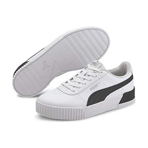 Puma - Carina L, Scarpe Da Ginnastica Donna, Bianco Bianco Nero Silver, 39  Eu - ePRICE