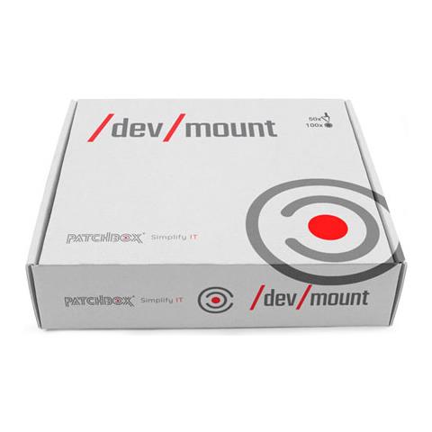 Dvmnt50 Kit Di Fissaggio (/dev /mount, 50 Units - Dvmnt50, Bolts & Nuts, - Aluminium, Spring Steel, M6, Full Thr - Foto 3