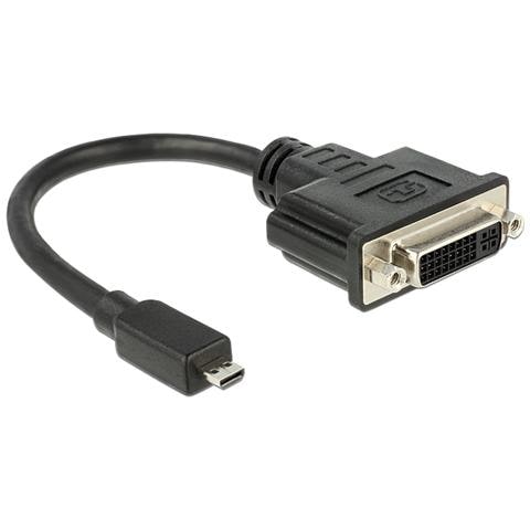 65563 0.2m DVI-D Micro-HDMI Nero cavo e adattatore video - Foto 1