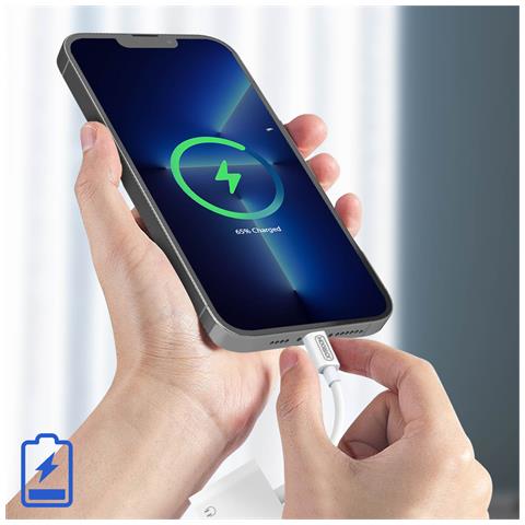 Adattatore Audio E Ricarica Da Iphone A Doppio Lightning Design Compatto Bianco - Foto 10