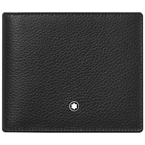 Portafoglio Soft Grain In Pelle Nero - Foto 2