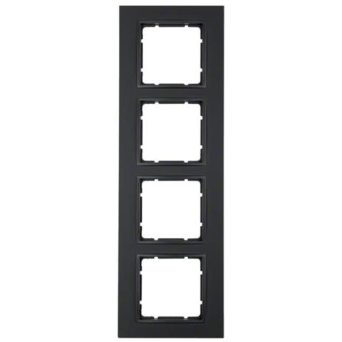 Berker 10146626 Nero Placca Copripresa E Copri Interruttori - Foto 1