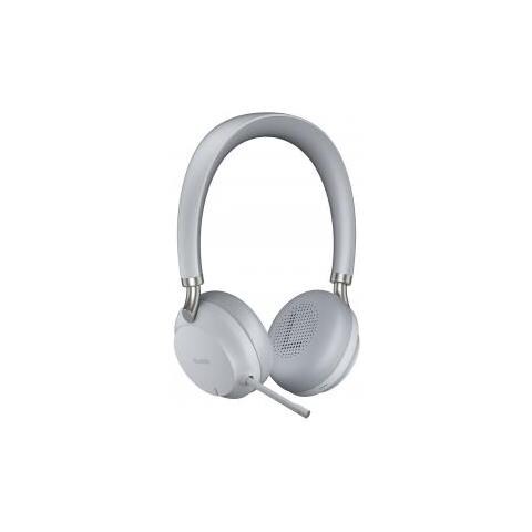 Cuffie Wireless a Padiglione Bluetooth Grigio Chiaro - Foto 1