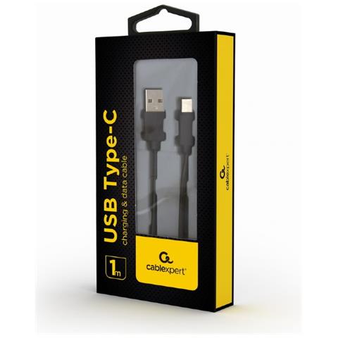 Cablexpert Cc-usb2-amcm-1m Cavo Usb Usb 2.0 Usb A Usb C Nero - Foto 3