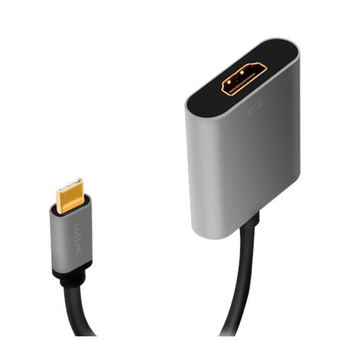 Cua0103 Adattatore Per Inversione Del Genere Dei Cavi Usb 3.2 Gen1 Type-c Hdmi-a Nero, Grigio - Foto 3