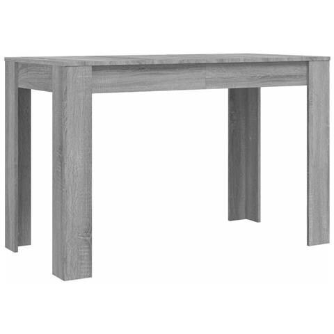 Tavolo Da Pranzo Grigio Sonoma 120x60x76 Cm Legno Multistrato - Foto 1