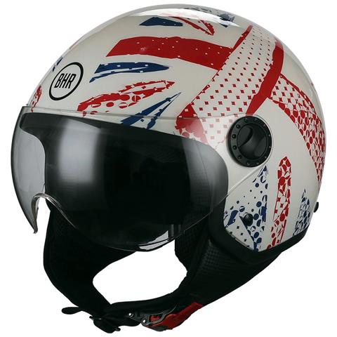 Casco Moto E Scooter 801 One Demi-jet Taglia L 59 Cm Inghilterra - Foto 1