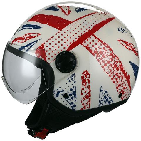 Casco Moto E Scooter 801 One Demi-jet Taglia L 59 Cm Inghilterra - Foto 2