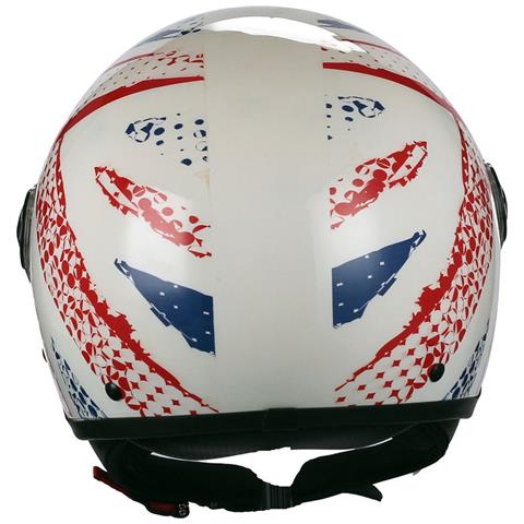 Casco Moto E Scooter 801 One Demi-jet Taglia L 59 Cm Inghilterra - Foto 3