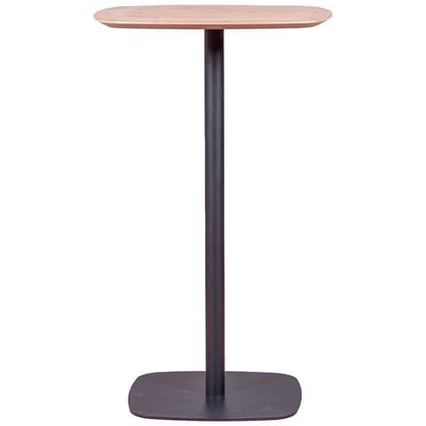 Tavolo Alto Per Bar In Stile Industriale, Alto 106 Cm E 60x60 Cm - Pub - Foto 1