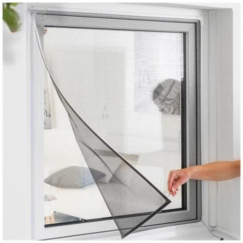 Zanzariera Quadrata 100x100 Cm Con Struttura Magnetica Per Finestre Stop Inset - Foto 1