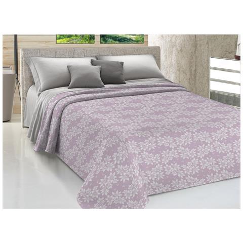 Copriletto Piquet Primavera Estate 100% Cotone Sofia Disegno Olivia Singolo Rosa - Foto 1