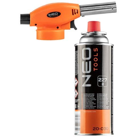 Bruciatore A Gas Avvitato + Cartuccia Gas Butano, 227 G - Foto 1