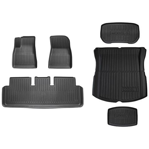 Set Di Tappetini Per Tesla Model 3 2023-2024 - Materiale Tpe Guida A Sinistra - Foto 2
