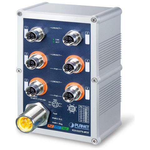 Ip67-rated Industrial L2+ Gestito L2+ Supporto Power Over Ethernet [poe] Blu, Grigio (ip67-rated Industrial L2+ - - Foto 2