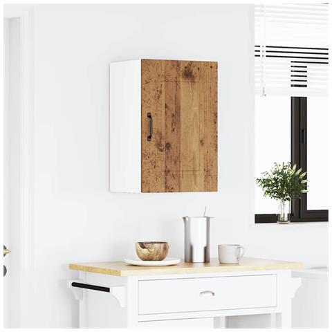 Pensile Da Cucina Kalmar Legno Vecchio In Legno Multistrato - Foto 3