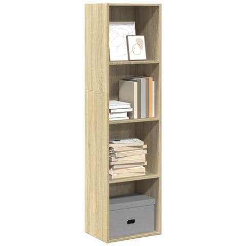 Libreria Rovere Sonoma 40x30x152 Cm In Legno Multistrato - Foto 1