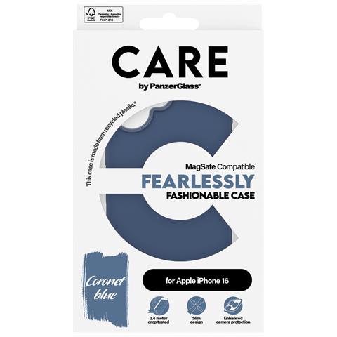CARE by PG Blue MagSafe iPhone16 6.1 custodia per cellulare Cover Trasparente - Foto 2