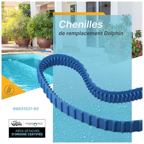 Cingoli Di Ricambio Blu (2 Pezzi) Per Robot Tagliaerba S100, S200, S300, S300i, S400 - 99831521-r2 - Foto 5