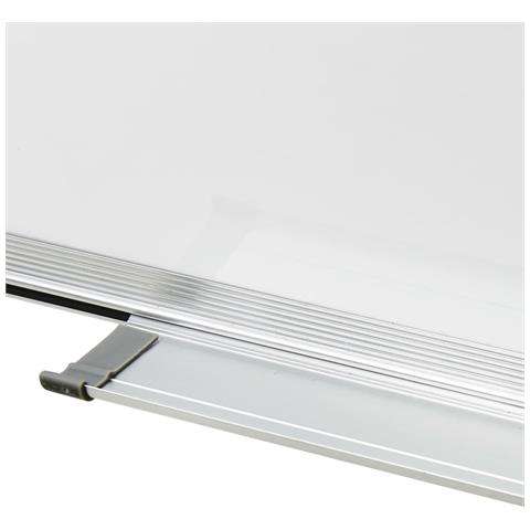 Lusso Casadino -  Lavagna Magnetica Bianca Cancellabile A Secco 70x50 Cm Acciaio - Foto 8