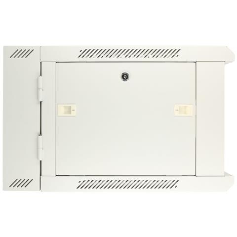Extralink Armadio per montaggio su rack 6U 600x600 AZH Grigio a parete, tipo oscillante, Da parete, 6U, 30 kg, Lucchetti, Griglie, Grigio - Foto 2