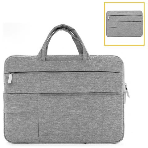 Custodia Per Laptop, Custodia Protettiva Antiurto Per Computer Con Tasca Anteriore Grey S - Foto 2