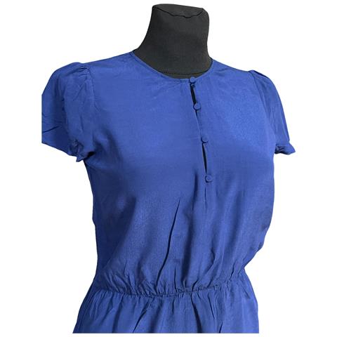 Seidensticker Abito Sopra Il Ginocchio Manica Corta Blu Taglia 34 - Foto 2