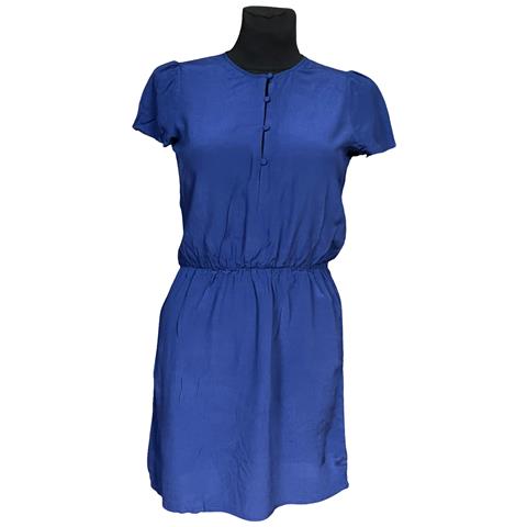 Seidensticker Abito Sopra Il Ginocchio Manica Corta Blu Taglia 34 - Foto 1