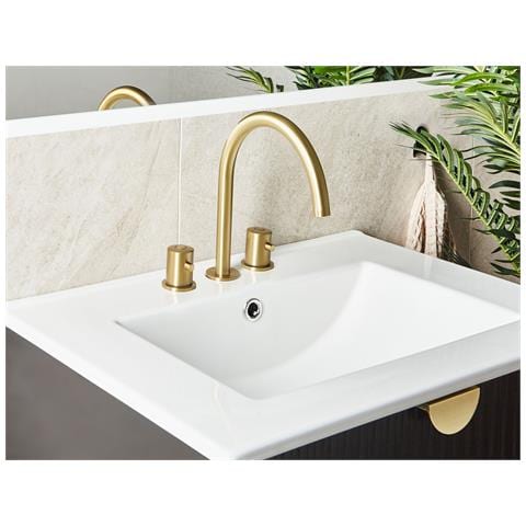 Rubinetteria Per Lavabo Pilcomayo Ottone Oro - Foto 1